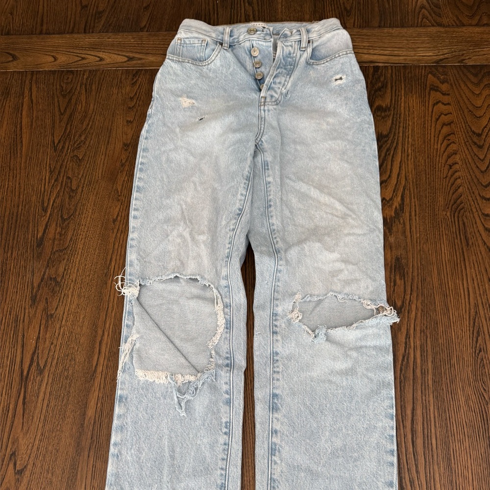 Light Blue Distressed PacSun women’s jeans